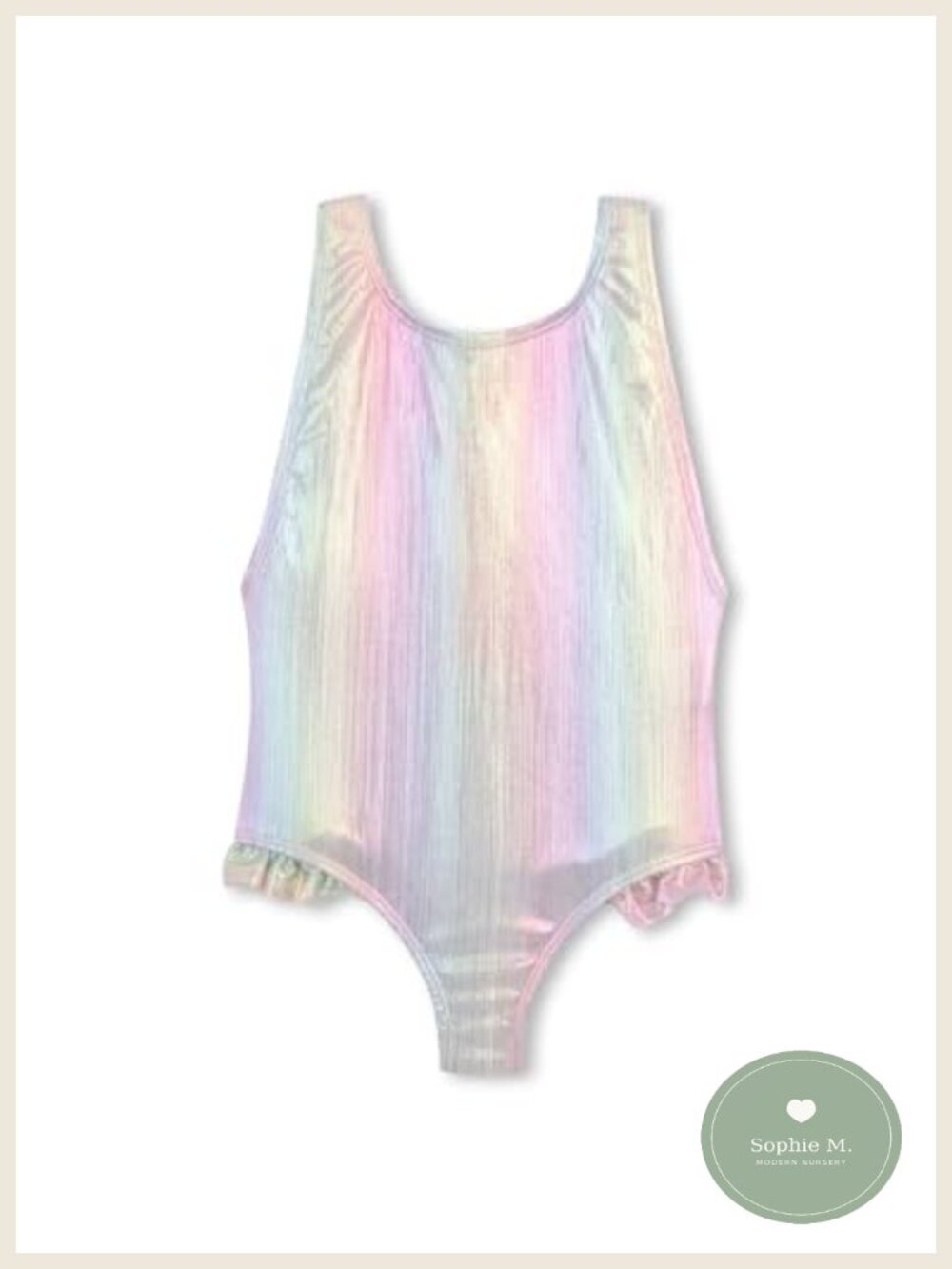 Girls One-Piece Swimsuit Sleeveless Pull-On Competitive Swimwear